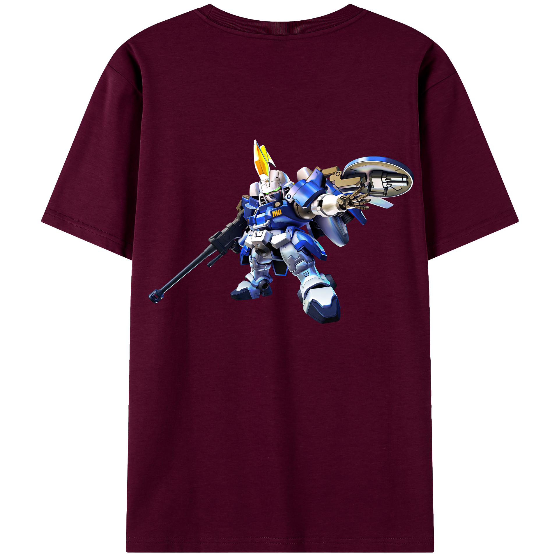 （画像用） 機動戦士ガンダム Mobile Suit Gundam レディース半袖Tシャツ(バックプリント)